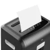 Deli Destructora de papel de corte cruzado E14400, 12 hojas, 23L, Negra