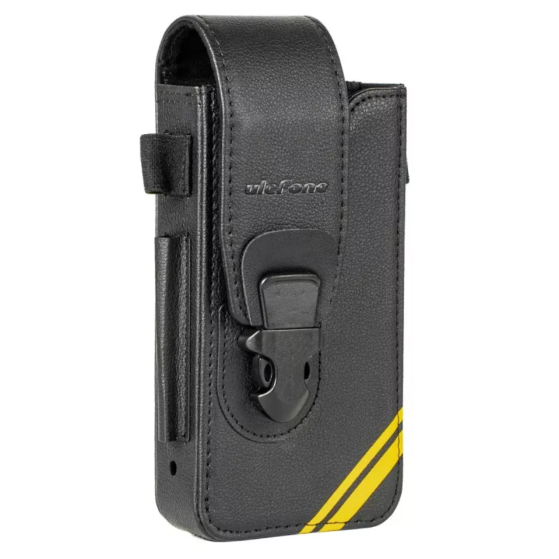Ulefone Armor 26 Ultra funda tipo cartera con tapa de piel sintética premium PU con compartimentos para tarjetas y soporte - negra