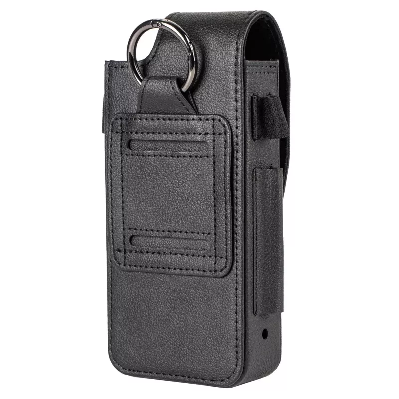 Ulefone Armor 26 Ultra funda tipo cartera con tapa de piel sintética premium PU con compartimentos para tarjetas y soporte - negra