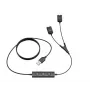 Yealink cable Trainer USB/QD para serie YHS (USB a QD) - negro