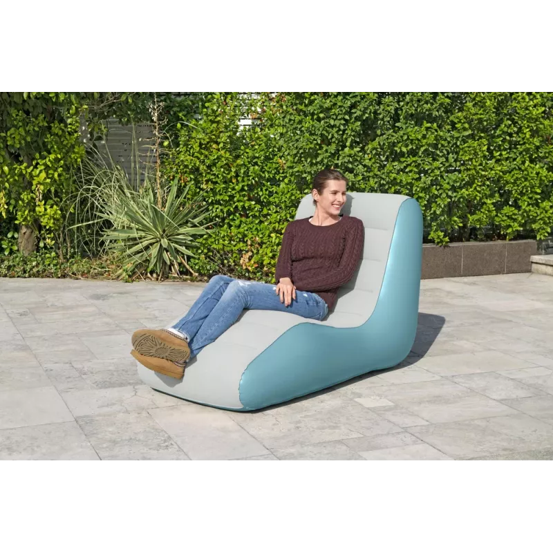 Bestway Sillón hinchable 75127 gris