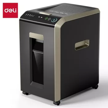 Deli ET088 Destructora de papel de corte cruzado, 8 hojas, 15L, P-4