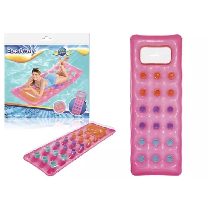 Bestway Colchón de aire rosa 188 x 71 cm 43040