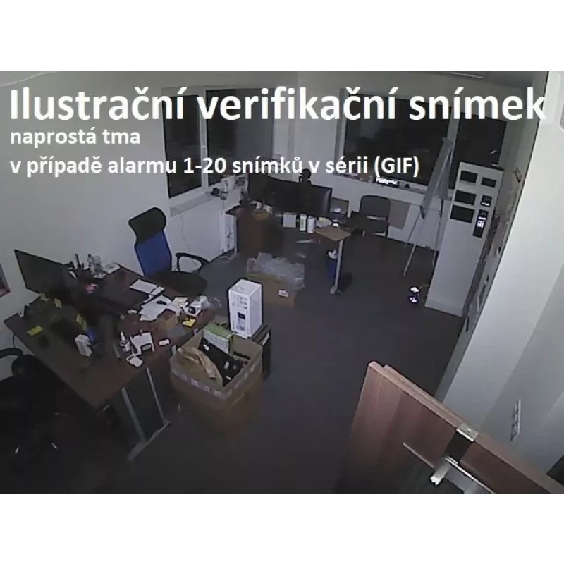 Hikvision DS-PDPC12PF-EG2-WE Black Detector PIR con cámara AX PRO con luz blanca