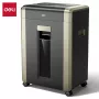 Deli ET099 destructora de papel de corte cruzado, 10 hojas, 15L, seguridad P-4