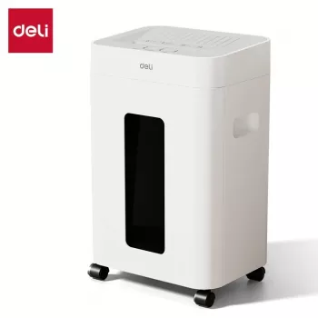 Deli ET058 destructora de papel de corte cruzado, 6 hojas, P-4, 10 L