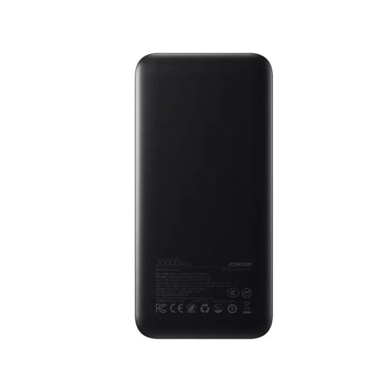 Batería externa Joyroom JR-PBF14 Pro 22.5W 20000mAh con pantalla digital 2x USB-A 1x USB-C - Negro