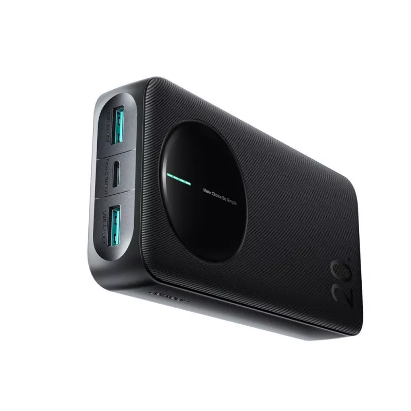 Batería externa Joyroom JR-PBF14 Pro 22.5W 20000mAh con pantalla digital 2x USB-A 1x USB-C - Negro
