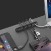 UGREEN Clip de gestión de cables de 4 ranuras (pack de 2) - Negro