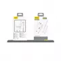 Dudao A26TEU cargador de pared GaN de 25W USB-C USB-A blanco