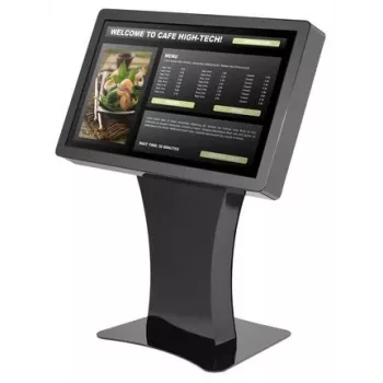 Peerless Landscape Kiosk KILH550-EUK - Soporte de suelo - para pantalla LCD - con cerradura - Negro brillante - Tamaño de pantalla: 127 cm (50 pulgadas)