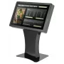 Peerless Landscape Kiosk KILH550-EUK - Soporte de suelo - para pantalla LCD - con cerradura - Negro brillante - Tamaño de pantalla: 127 cm (50 pulgadas)