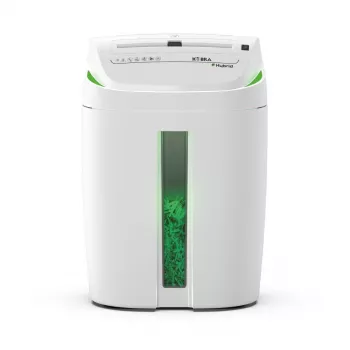 Kobra Hybrid C4 Cross Cut Shredder, P-4, 10-12 hojas, 27L, negro