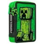 Estuche escolar plegable KIDS Minecraft, organizador extensible, multicolor