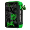 Estuche escolar plegable KIDS Minecraft, organizador extensible, multicolor