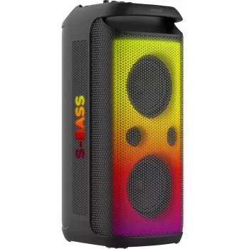 SENCOR Partycon CORE Power 140W Altavoz Bluetooth portátil con TWS, IPX4, LED RGB, karaoke, negro