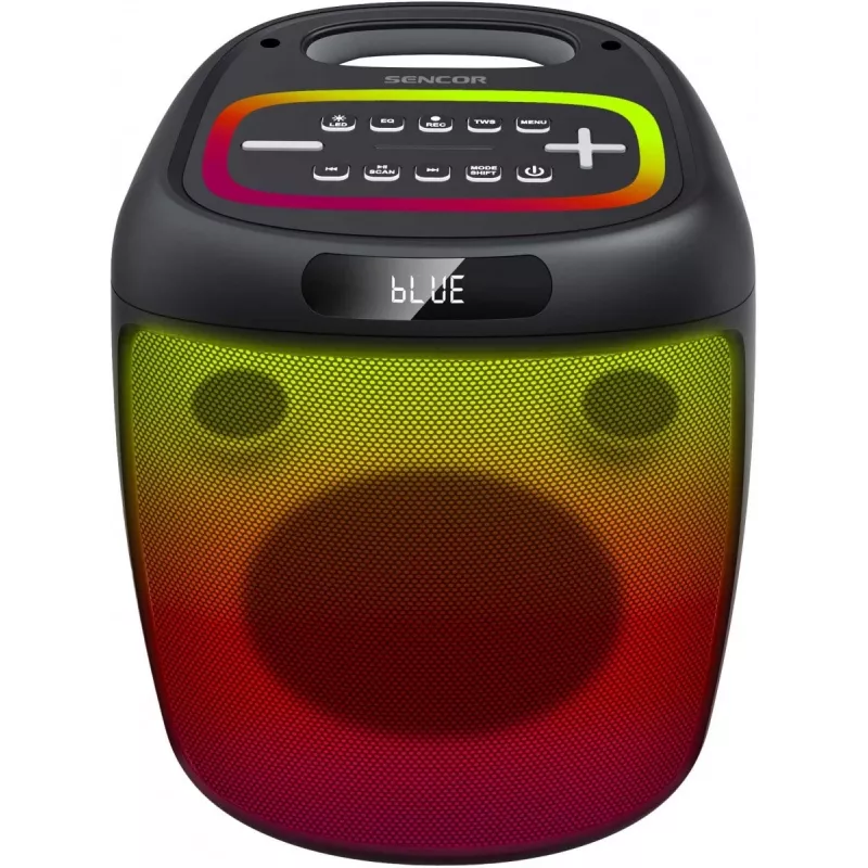 SENCOR Partycon BASE Altavoz Bluetooth portátil 100W, IPX4, TWS, LED