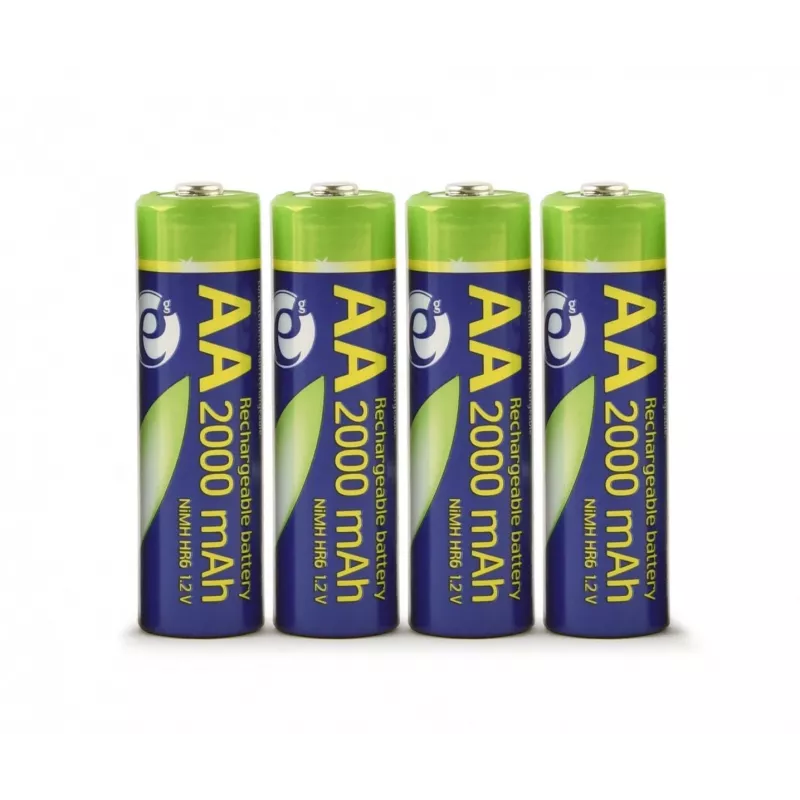 GEMBIRD EnerGenie pilas recargables AA 2000 mAh 4 uds. blíster