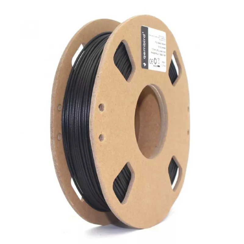 Gembird filamento PLA 1,75 mm negro 200 g