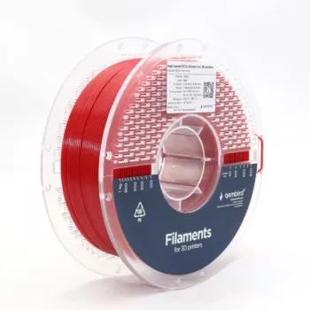 GEMBIRD filamento PETG High Speed, 1,75 mm, 1 kg, rojo