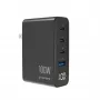 GEMBIRD cargador rápido GaN 4x USB 100W negro