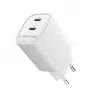 Gembird TA-UC-2C-PD45-01-W cargador de pared USB-C de doble puerto 45W blanco