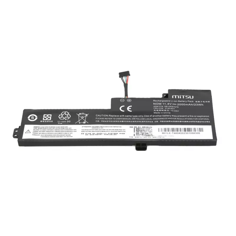 MITSU Batería para Lenovo T470 T480 A475 A485 01AVA19