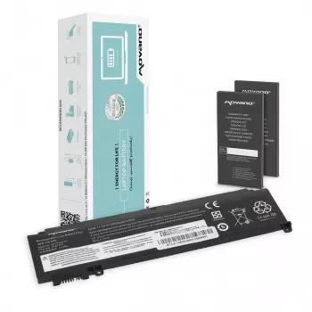 MITSU Batería para Lenovo ThinkPad T460s T470s - Frontal - 2000 mAh (23 Wh)