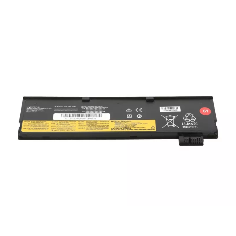 MITSU Batería SB10K97582 para Lenovo ThinkPad T470 T570 - 2140 mAh (24 Wh)