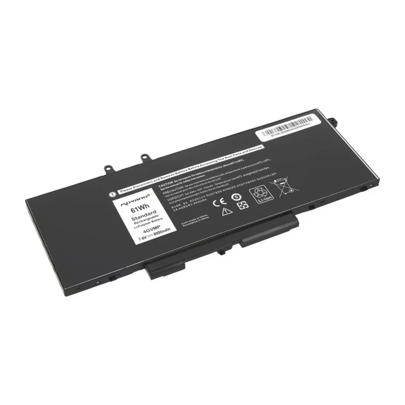 MITSU Batería 4GVMP para Dell Latitude 5400 5500 - 8000 mAh (61 Wh)
