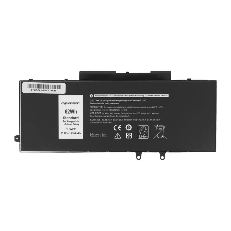 MITSU Batería 3HWPP para Dell Latitude 5401 5410 5501 5510 - 4100 mAh (62 Wh)
