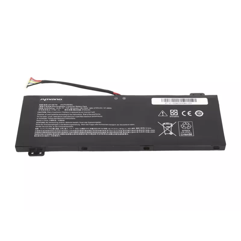 MITSU Batería AP18E7M para Acer Nitro 5 AN515-54 AN517-51