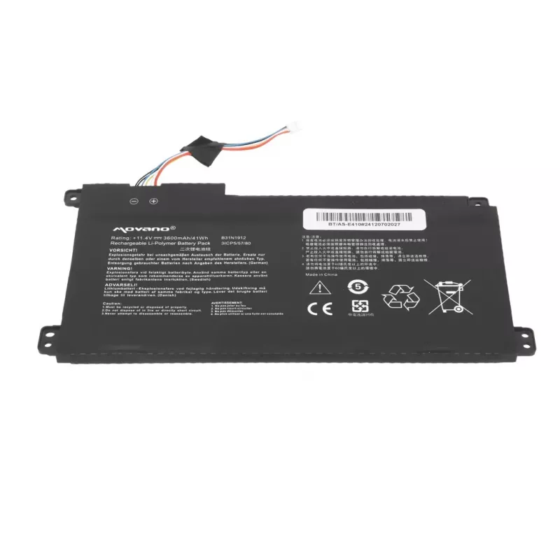 MITSU Batería B31N1912 C31N1912 para Asus E410MA L410MA - 3600 mAh (41 Wh)