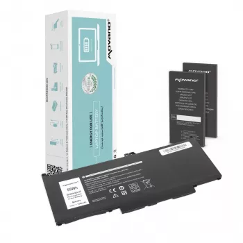 MITSU Batería MXV9V para Dell Latitude 5300 5310 7300 7400 - 7200 mAh (55 Wh)