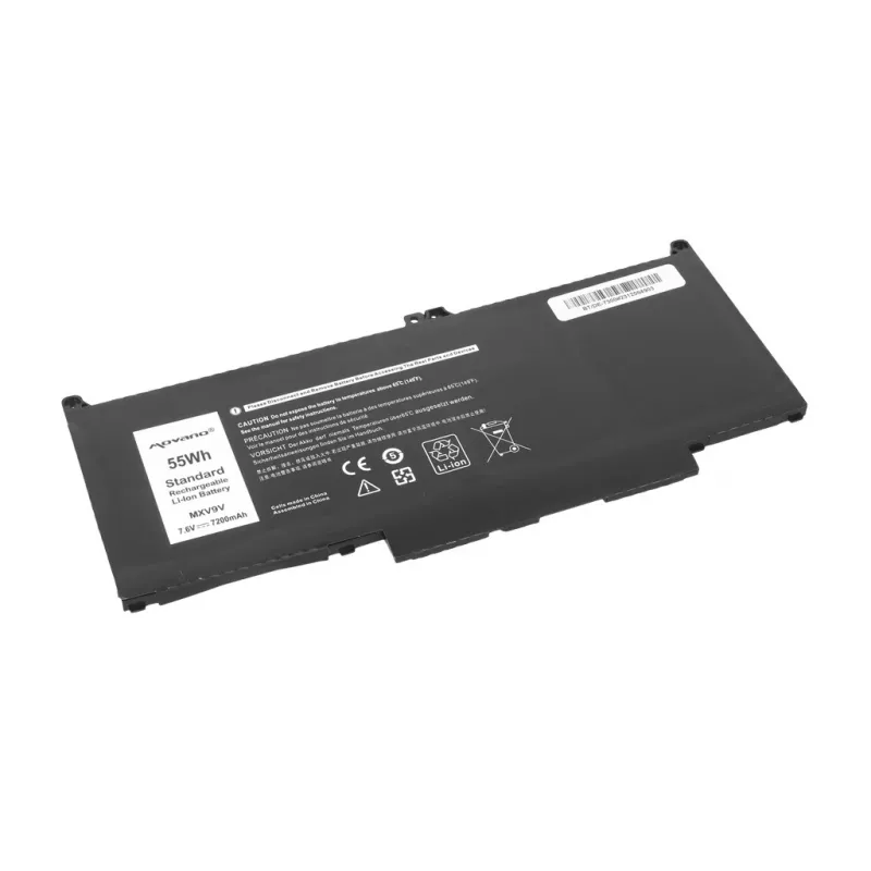MITSU Batería MXV9V para Dell Latitude 5300 5310 7300 7400 - 7200 mAh (55 Wh)