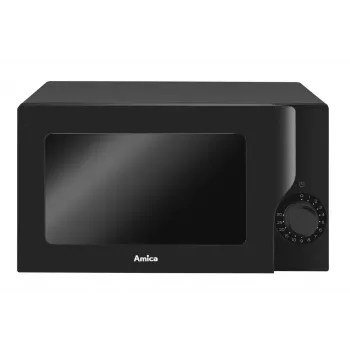 AMICA Microondas AMGF17M2B con grill, 17L, 700W, negro