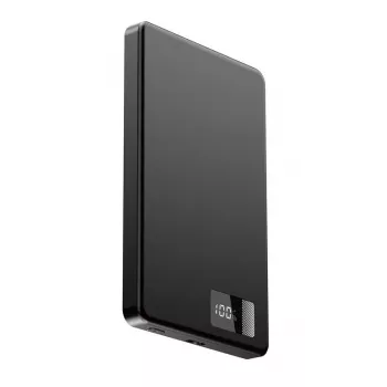 GEMBIRD PB05-WPC15M-LCD-01 Batería Externa Magnética Inalámbrica 5000mAh 15W LCD Negra