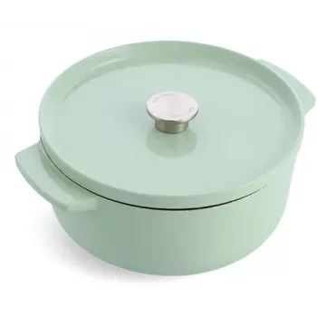 KitchenAid Olla de hierro fundido esmaltado 26 cm, Pistacho