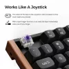 Keychron K8H-F1 75% Teclado gaming magnético de madera Negro