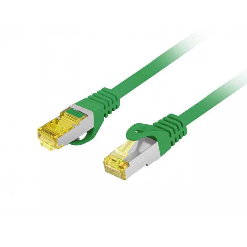 LANBERG Cable de red CAT.6A S/FTP LSZH CU 0,5m Gris