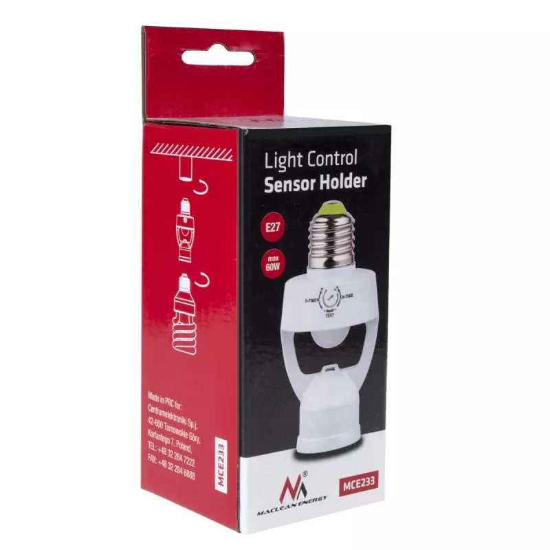 MACLEAN Soporte para sensor de control de luz MCE233