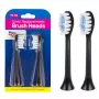 Set de recambios de cepillos PR-745 B Promedix – 2 cabezales de cepillo suaves para cepillo de dientes sónico