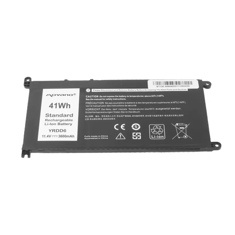 MITSU batería YRDD6 para Dell Inspiron 14 5481 5590 - 3600 mAh (41 Wh)