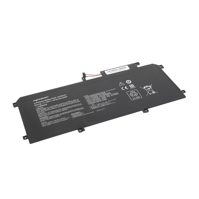 MOVANO Batería C31N1411 para Asus Zenbook UX305 U305F U305FA UX305CA UX305FA - 3610 mAh (42 Wh)