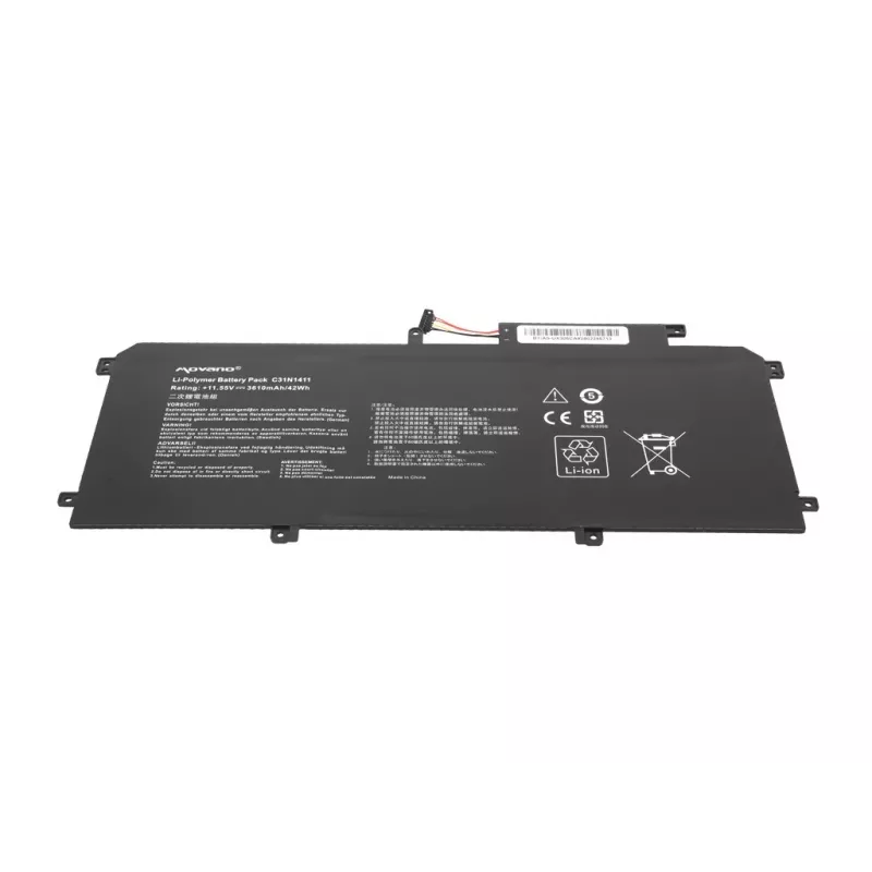 MOVANO Batería C31N1411 para Asus Zenbook UX305 U305F U305FA UX305CA UX305FA - 3610 mAh (42 Wh)
