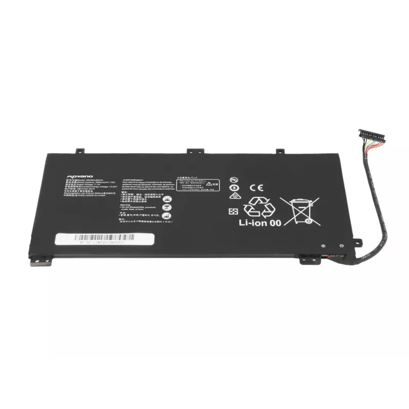 MOVANO Batería para Huawei MateBook 13 WRT-W19 WX9 W29 HN-W19 HB4593J6ECW - 3660 mAh (41,7 Wh)