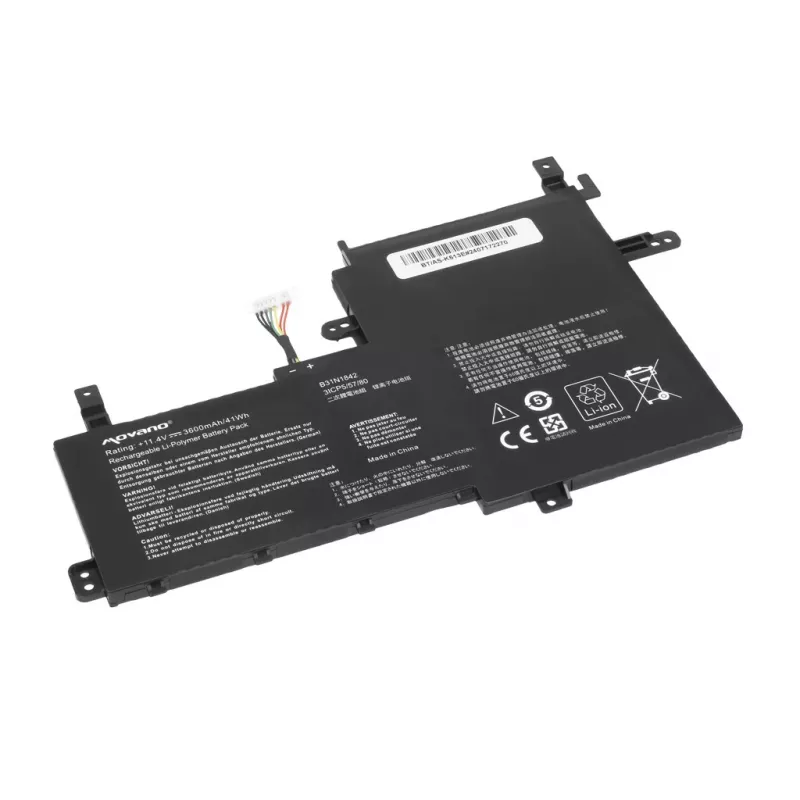 MITSU Batería B31N1842 para Asus Vivobook K513E M513I S513E V531FA X531F - 3600 mAh (41 Wh)