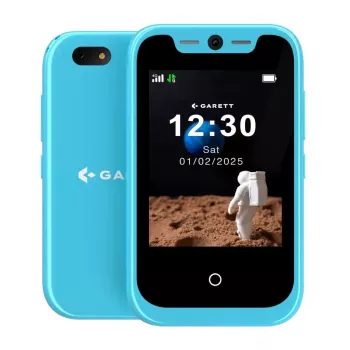 Garett OneKid Phone Niebieski - Reloj inteligente para niños con GPS, SOS, IP67, Azul