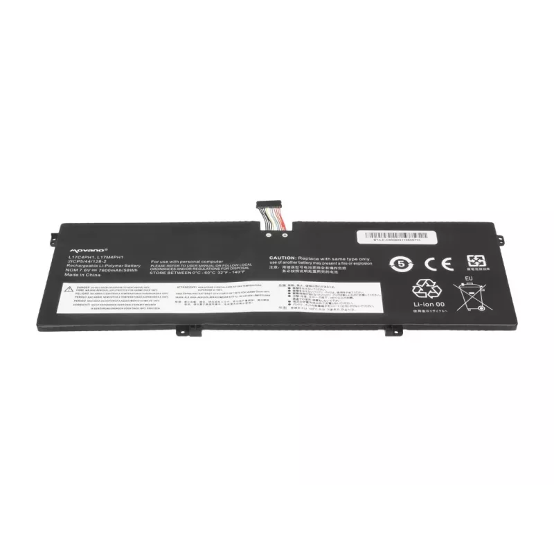 MOVANO Batería L17C4PH1 para Lenovo Yoga C930-13IKB - 7600 mAh (58 Wh)