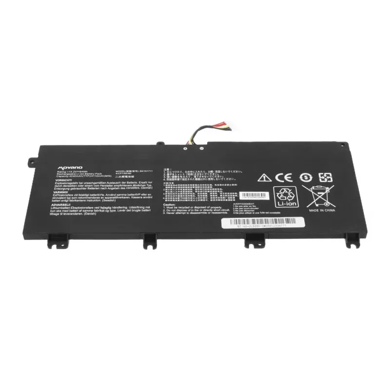 MOVANO Batería B41N1711 para Asus ROG Strix GL703VD GL503VM GL503VD FX503VM - 4240 mAh (64 Wh)